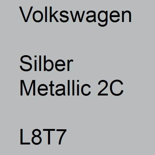 Volkswagen, Silber Metallic 2C, L8T7.